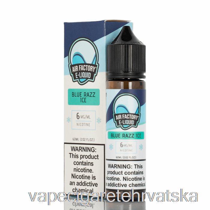 Vape Cigarete Frost - Iced Blue Razz - Air Factory - 60ml 0mg
